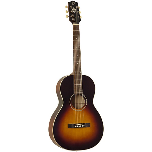 The Loar 215 O-Style Small Body Acoustic Guitar Vintage Sunburst