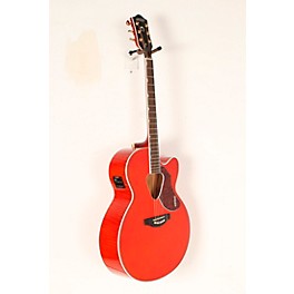 Gretsch Guitars G5022CE Rancher Jumbo Cutaway Acoustic-Electric Guitar Western Orange Stain Rosewood Fretboard