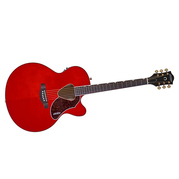 Gretsch Guitars G5022CE Rancher Jumbo Cutaway Acoustic-Electric Guitar Western Orange Stain Rosewood Fretboard