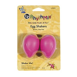 LP Rhythmix Plastic Egg Shakers (Pair) Cherry