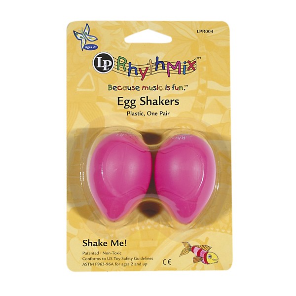LP Rhythmix Plastic Egg Shakers (Pair) Cherry