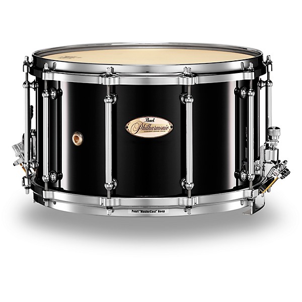 Pearl Philharmonic 6-Ply Maple Snare Drum High Gloss Piano Black 14x5
