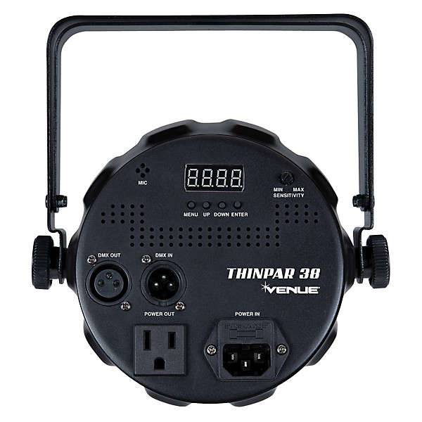 Venue ThinPar38 10mm LED Lightweight Par Light Black