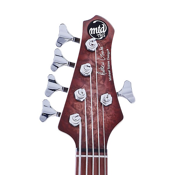 Open Box MTD Kingston Andrew Gouche Signature 5-String Electric Bass Level 2 Natural 190839539410