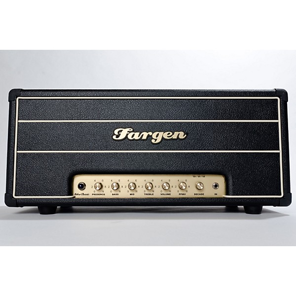 Open Box Fargen Amps Retro Classic Tube Guitar Amplifier Head Level 2 Black 888365517728