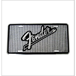 Fender Amp Grille License Plate