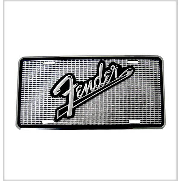 Fender Amp Grille License Plate