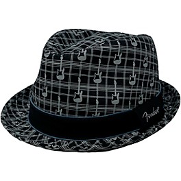 Fender Axe Plaid Fedora Black Large/Extra Large Fender Axe Plaid Fedora Black Large/Extra Large