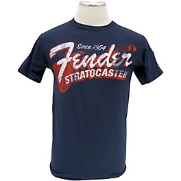 Fender Since 1954 Strat T-Shirt Blue Large Fender Since 1954 Strat T-Shirt XXX Large Black