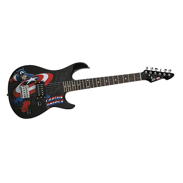 Peavey Marvel Captain America 3/4 Size Electric Guitar Black