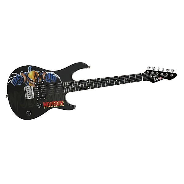 Peavey Marvel Wolverine 3/4 Size Rockmaster Electric Guitar Black