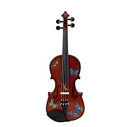 Open Box Rozanna's Violins Butterfly Dream Series Violin Outfit Level 1 1/2 Size