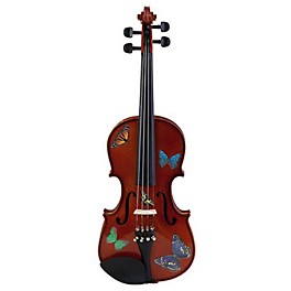 Blemished Rozanna's Violins Butterfly Dream Series Violin Outfit Level 2 3/4 Size 888365218373