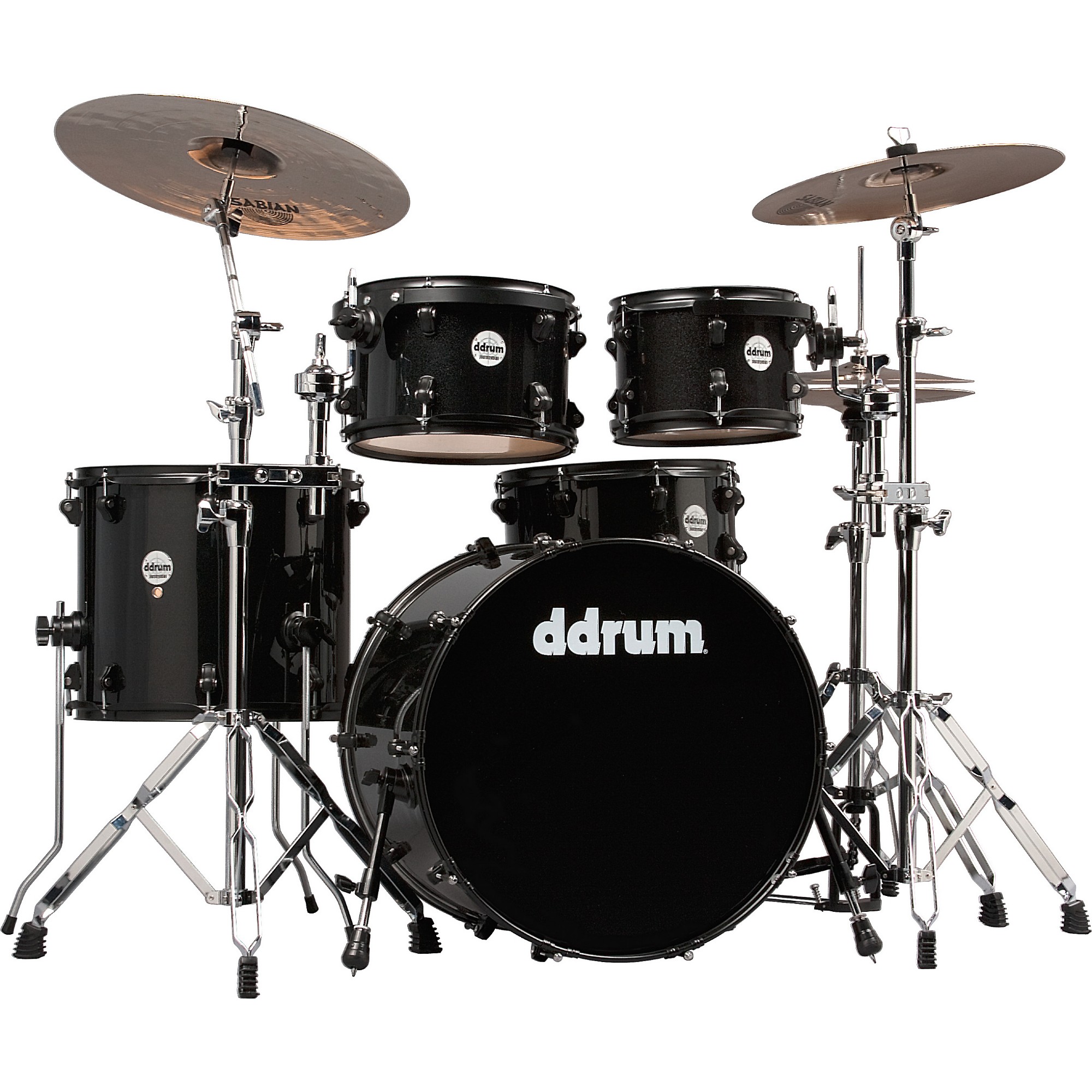 ddrum Journeyman Player 5-Piece Drum Kit Black Sparkle | Guitar Center