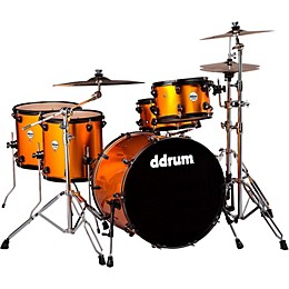 ddrum Journeyman Rambler 5-Piece Drum Kit Blaze Orange