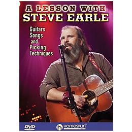 Homespun Steve Earle - Guitars, Songs, Picking Techniques And Arrangements DVD