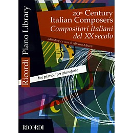 Ricordi 20th Century Italian Composers For Piano