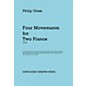Hal Leonard Phillip Glass - Four Movements For Two Pianos thumbnail