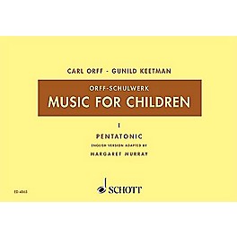 Schott Music For Children, Vol. 2 Major Bordun by Carl Orff Arranged by Hall/Walter