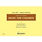 Schott Music For Children, Vol. 2 Major Bordun by Carl Orff Arranged by Hall/Walter thumbnail
