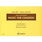 Schott Music For Children Vol. 1 Pentatonic by Carl Orff Arranged by Gunild Keetman and Margaret Murray thumbnail