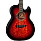 Open Box Dean Exhibition Quilt Ash Acoustic-Electric Guitar with Aphex Level 2 Tiger Eye 190839036889 thumbnail