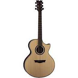 Dean Natural Series Florentine Cutaway Acoustic-Electric Guitar with Aphex Gloss Natural