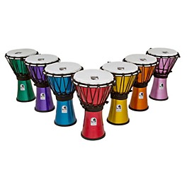 Toca Freestyle ColorSound Djembe Set of 7 7 in.