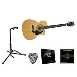 Rogue Beginner Acoustic-Electric Guitar Bundle Blue Burst