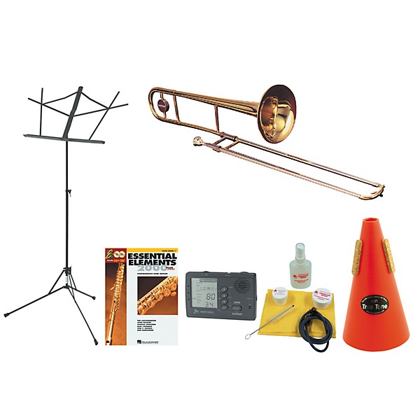 Getzen 351 Beginner Student Trombone Bundle