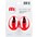 MEINL Egg Shaker (Pair) Blue MEINL Egg Shaker (Pair) Red