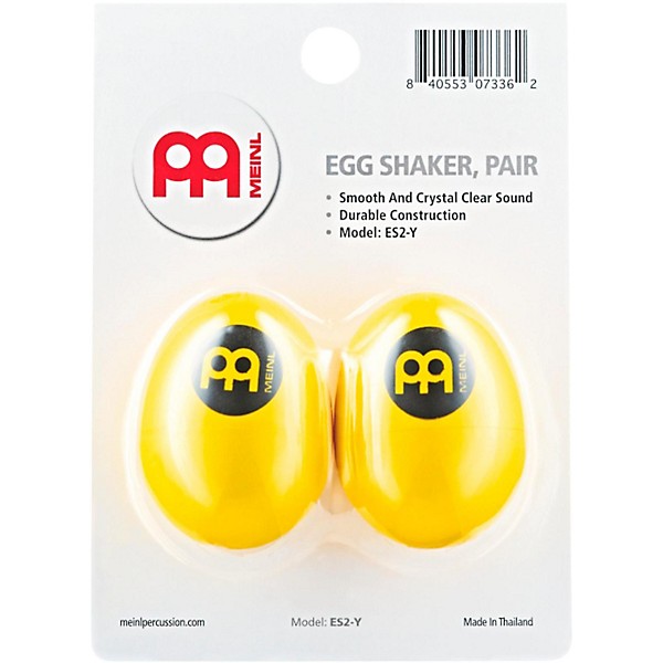 MEINL Egg Shaker (Pair) Yellow