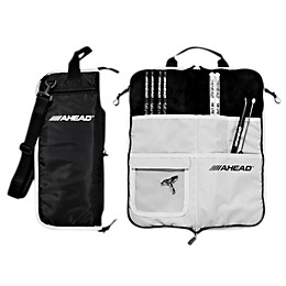 Ahead Deluxe Stick Bag Black with Gray Trim, Gray Interior