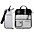 Ahead Deluxe Stick Bag Black Ahead Deluxe Stick Bag Gray with Black Trim