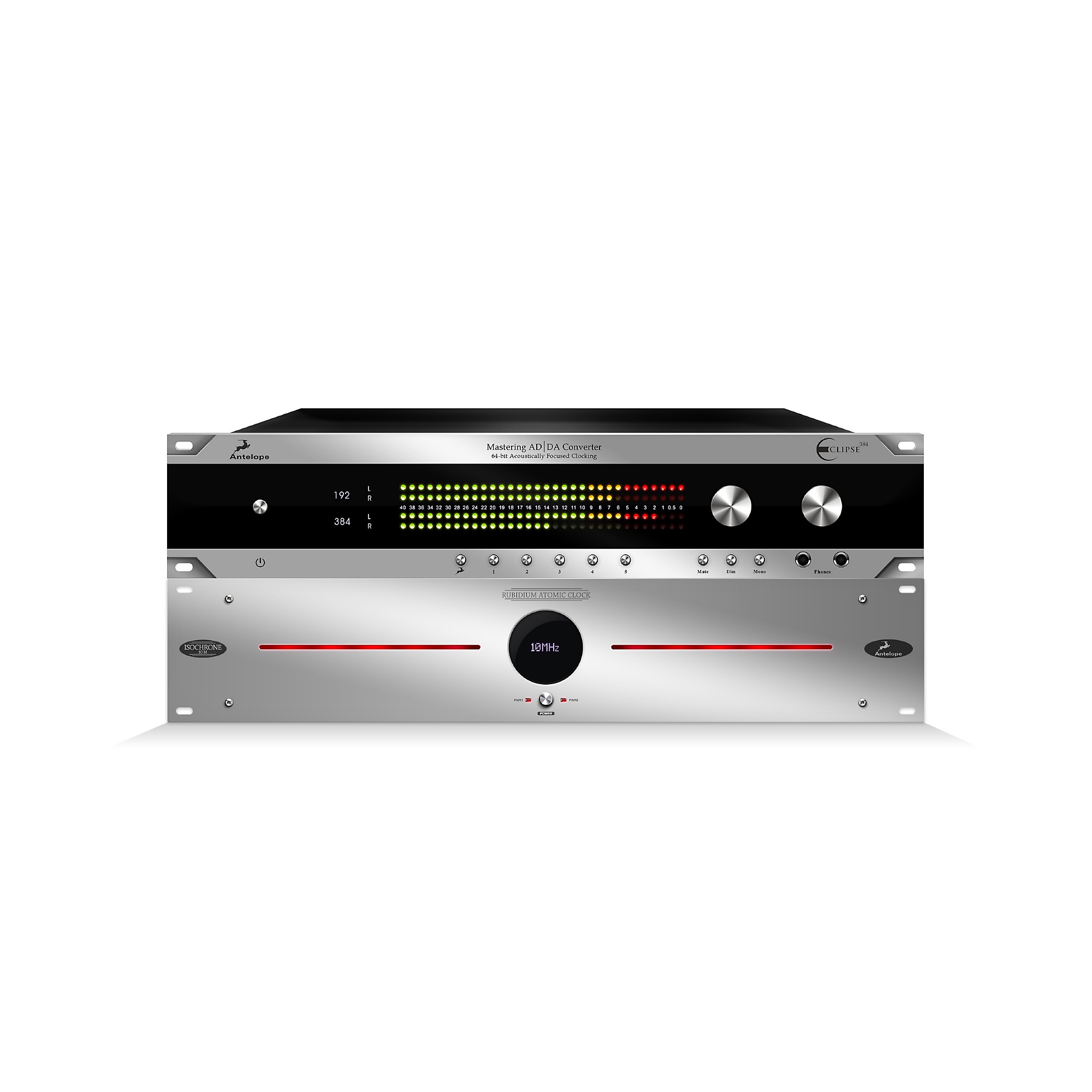 Antelope Audio Eclipse 384 Mastering Ad Da Converter Isochrone 10m Ultra Stable Oscillator Bundle Guitar Center