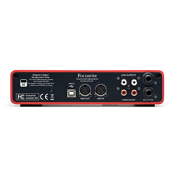 Focusrite Scarlett 2i4 USB Audio Interface