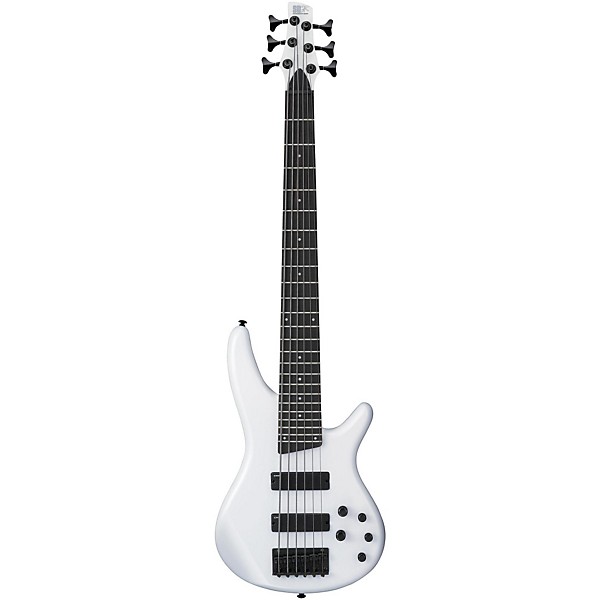 Open Box Ibanez SR256 6-String Bass Guitar Pearl White