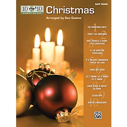 Alfred 10 for 10 Sheet Music Christmas Easy Piano Book