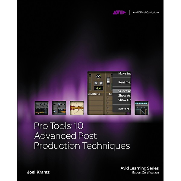 Course Technology PTR Pro Tools 10 Advanced Post Production Techniques Book/DVD