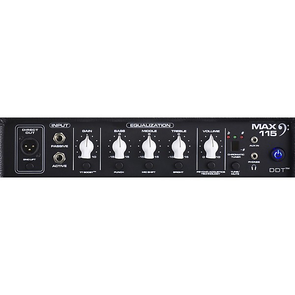 Open Box Peavey Max 115 II 1x15 300W Bass Combo Amp Level 1 Black