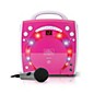 Open Box The Singing Machine Portable CD & Graphics Karaoke System Level 1 Pink thumbnail