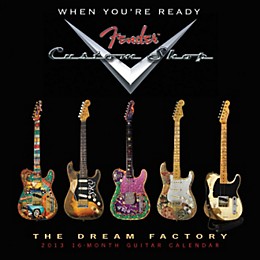 Hal Leonard Fender Custom Shop 2013 16-Month Guitar Wall Calendar