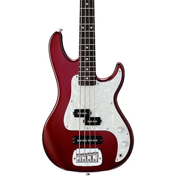 Open Box G&L Tribute SB2 Electric Bass Guitar Level 1 Bordeaux Red Rosewood Fretboard