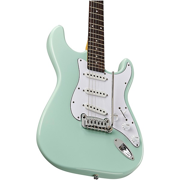 G&L Tribute Legacy Electric Guitar Surf Green Rosewood Fretboard