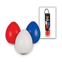 LP Egg Shaker Trio Red, White, and Blue