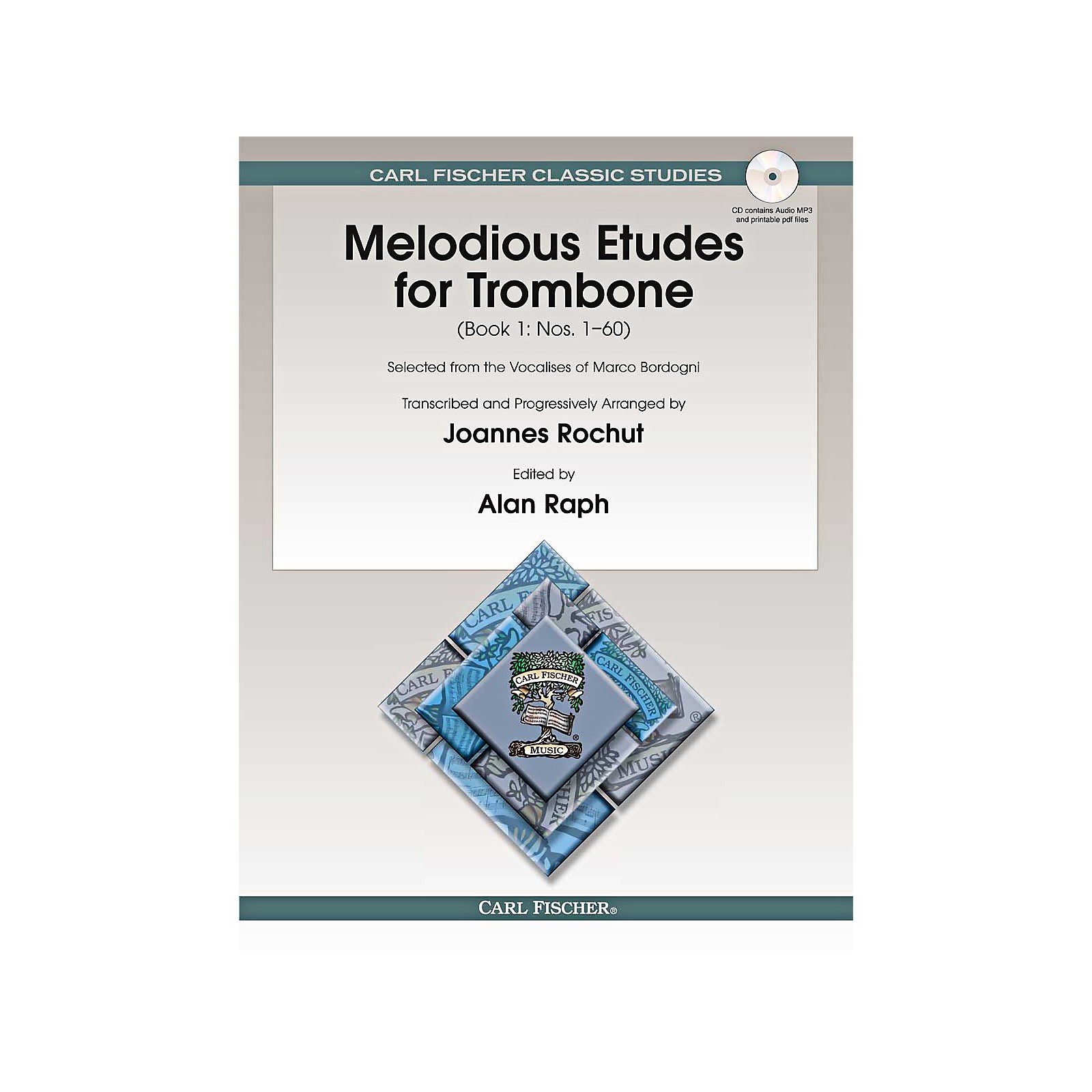 Carl Fischer Melodious Etudes for Trombone Audio) Joannes Rochut, Book 1 BOOK 1