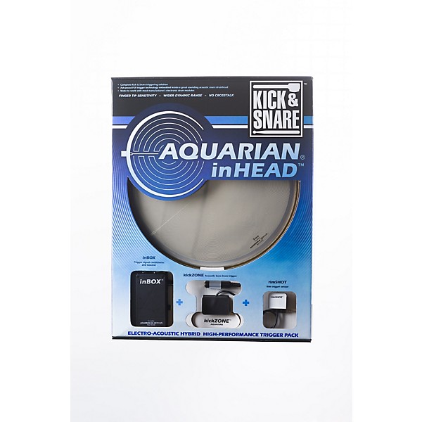 Open Box Aquarian InHead Kick & Snare Pack Level 1