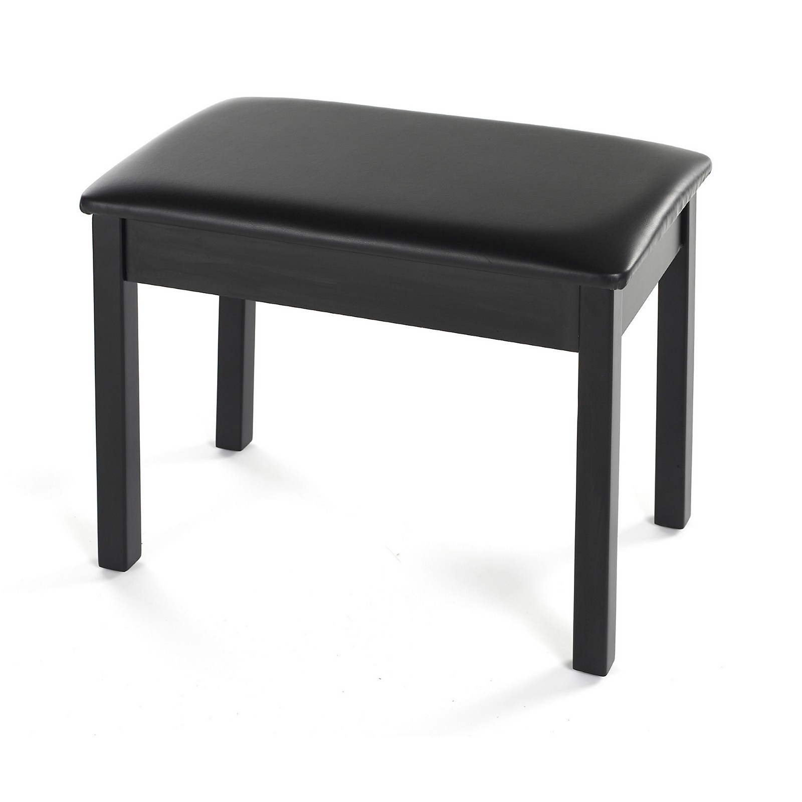 Musicians Gear Padded Piano Bench Black 