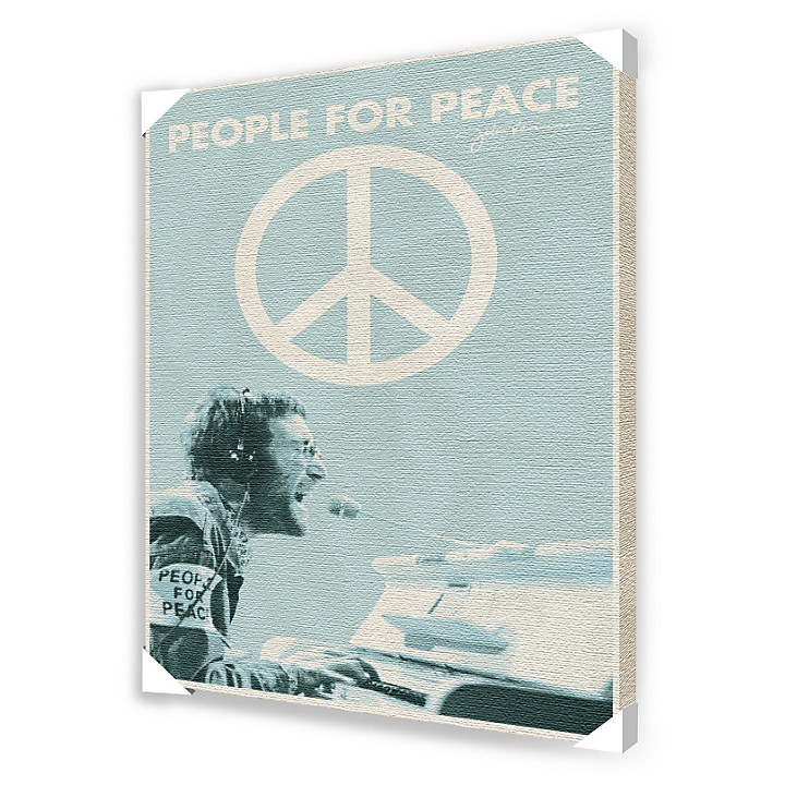 Clearance Ace Framing John Lennon People for Peace Canvas Poster