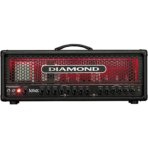 Diamond Amplification Nitrox USA Custom Series 100W Modern Tube Guitar Amp Head Black